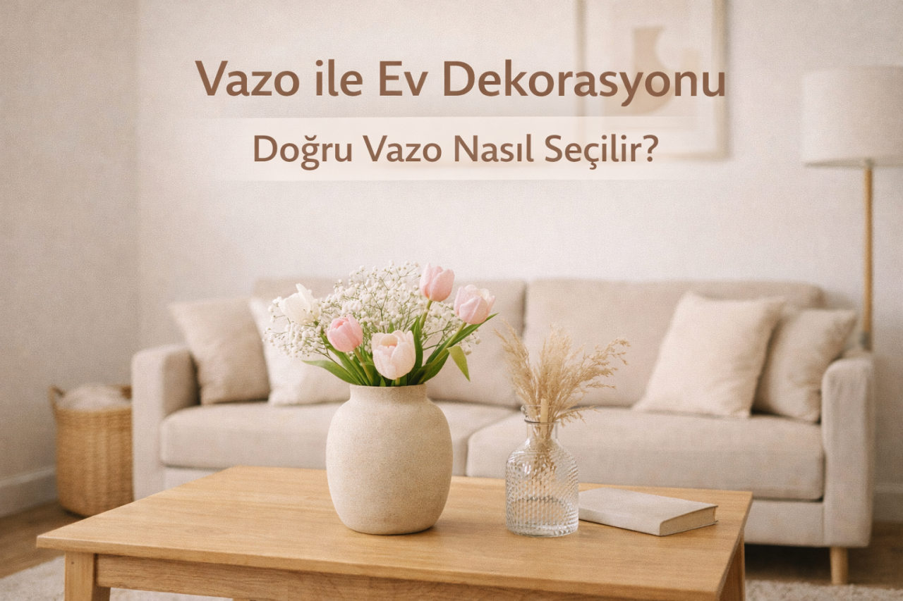 Vazo ile Ev Dekorasyonu: Doğru Vazo Nasıl Seçilir?