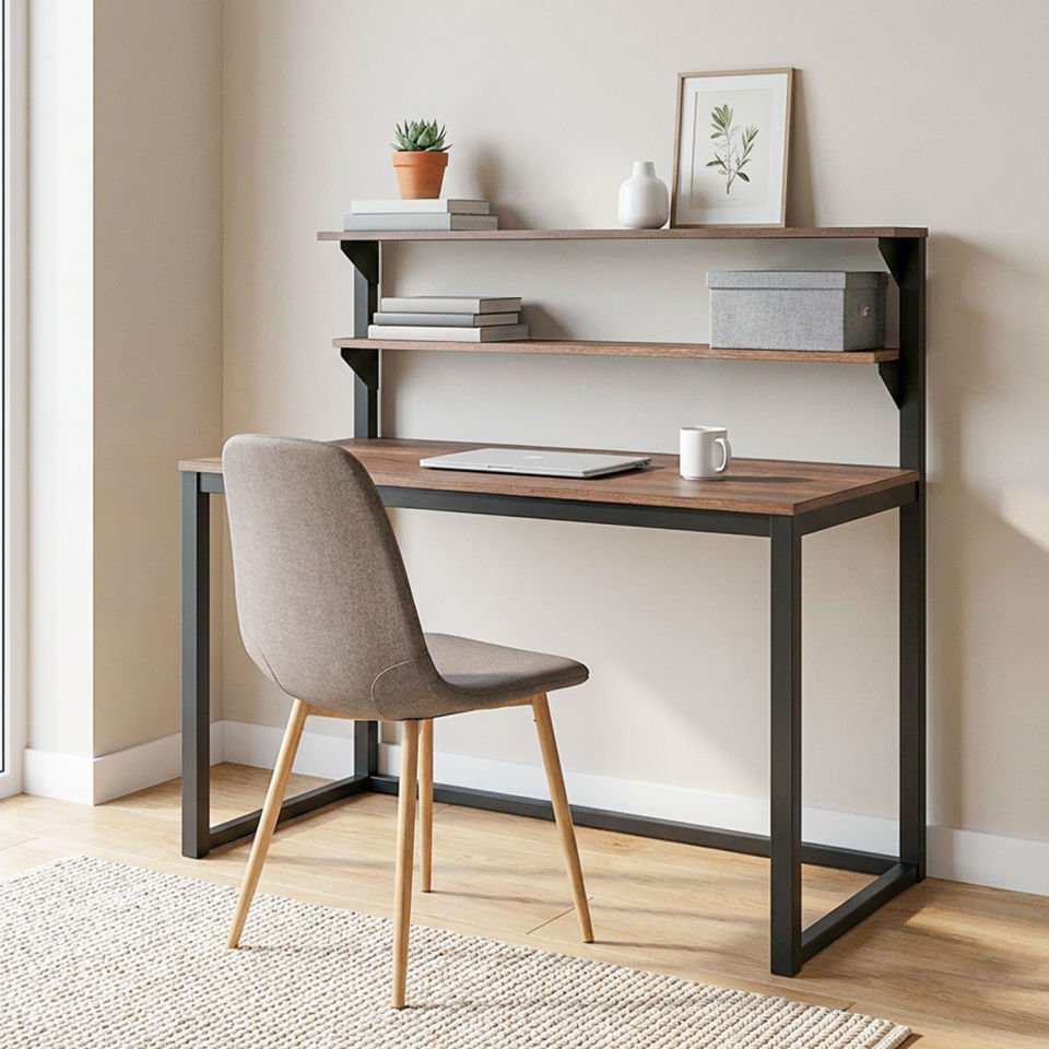 Hercules 139 Çalışma Masası Siyah-Ceviz