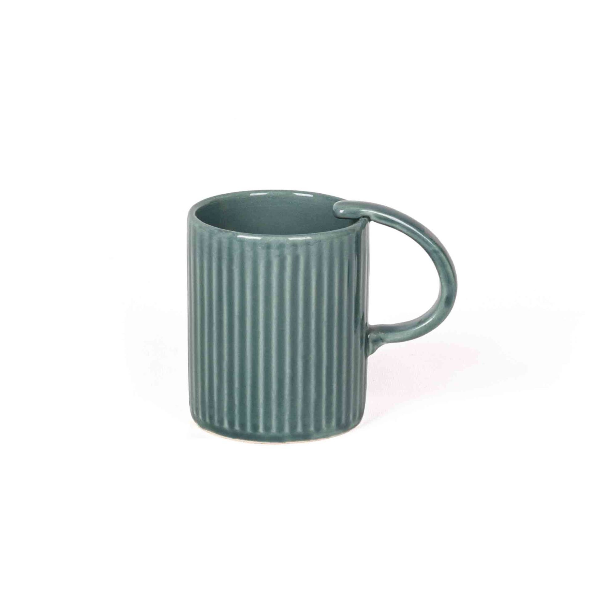 Seramik Pure Kupa Yeşil