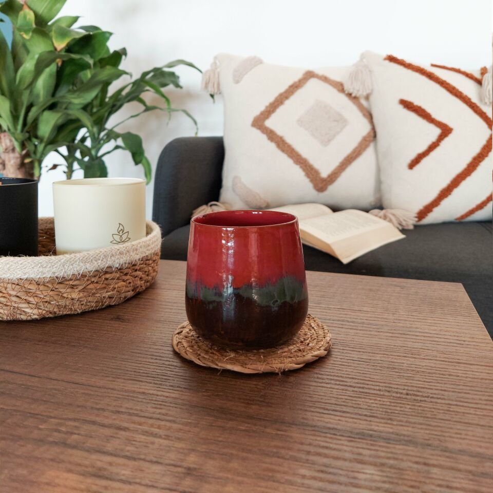 Datça Meşrubat Bardağı Kırmızı