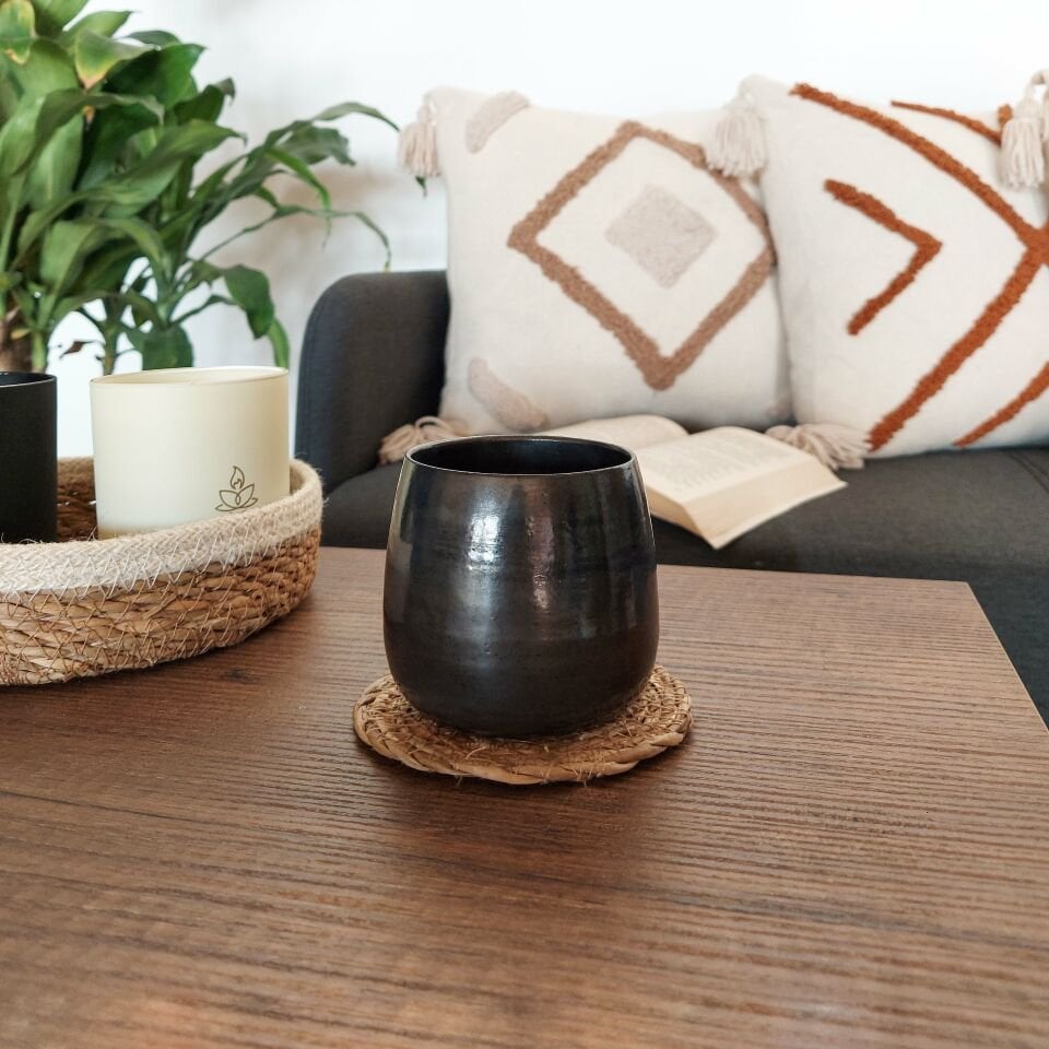 Datça Meşrubat Bardağı Siyah