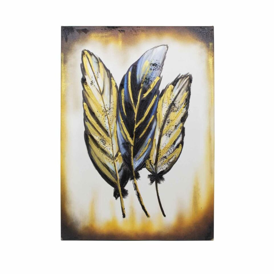 3 Boyutlu Kabartmalı Tüy Çalışması