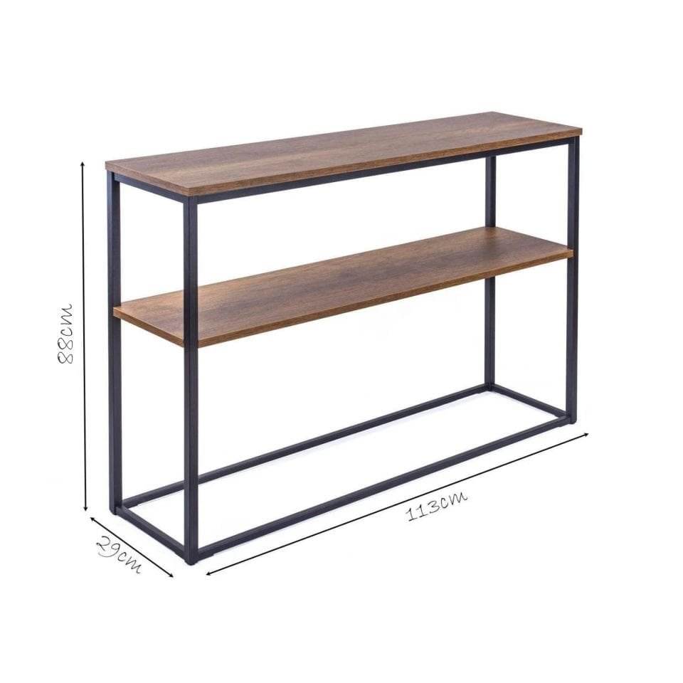 Grace 113 Dresuar Siyah-Ceviz