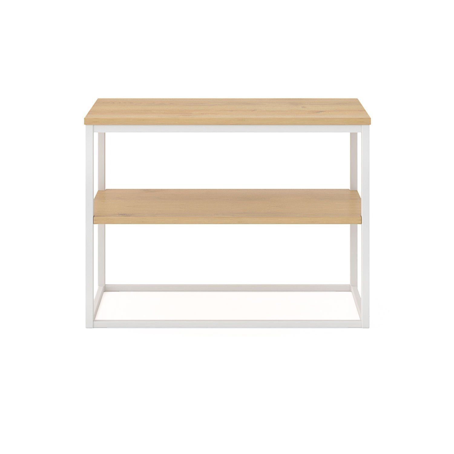 Grace 72 Komodin Beyaz-Meşe