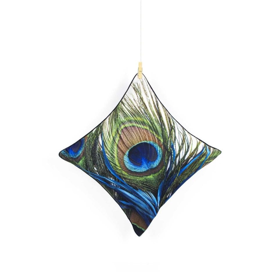 Tavuskuşu Kırlent Kılıfı