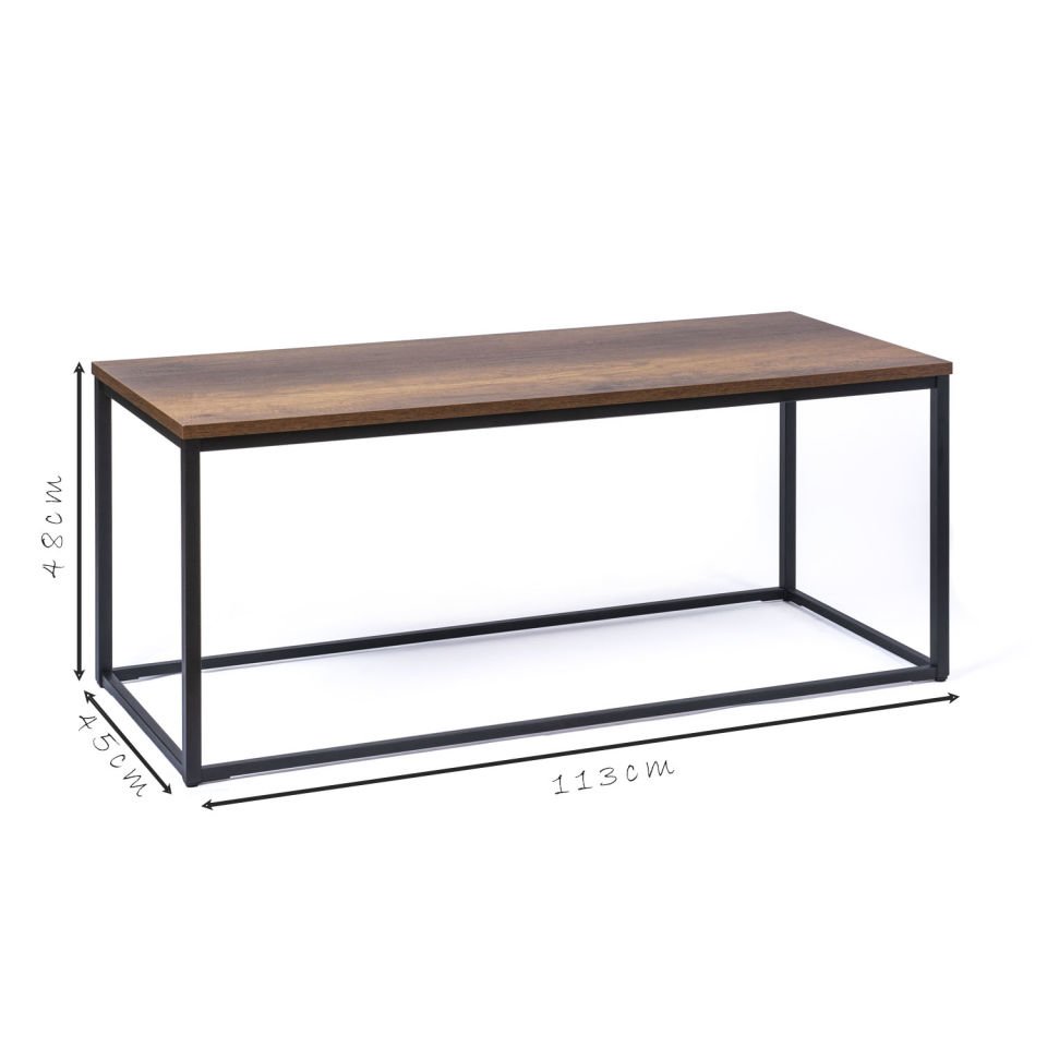 Grace 113 Orta Sehpa Siyah-Ceviz