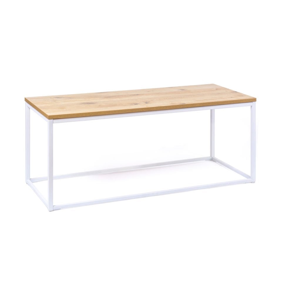 Grace 113 Orta Sehpa Beyaz-Meşe