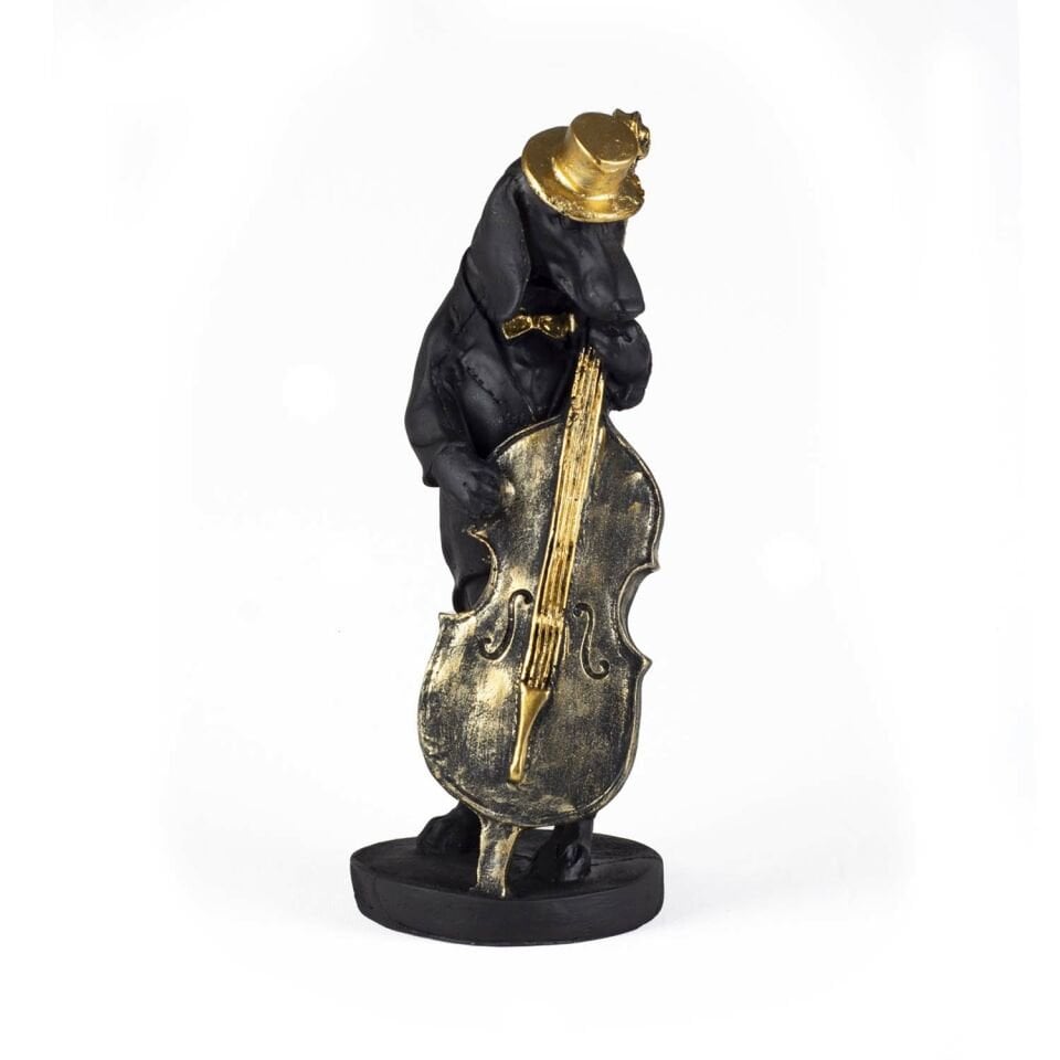 Müzisyen Köpek Siyah