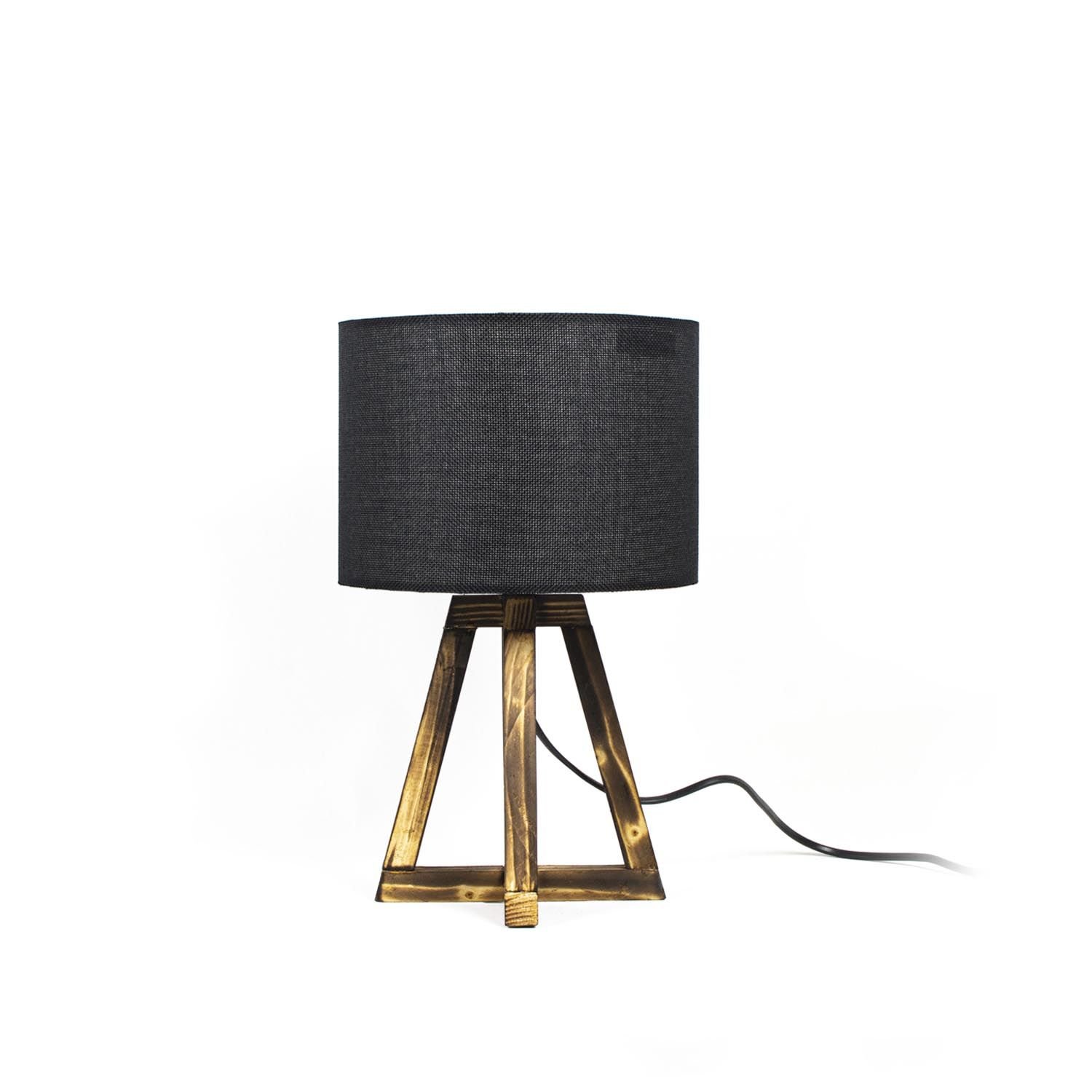 Ahşap Ayaklı Abajur