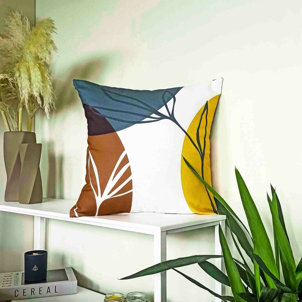 Sonbahar Temalı Kırlent Kılıfı