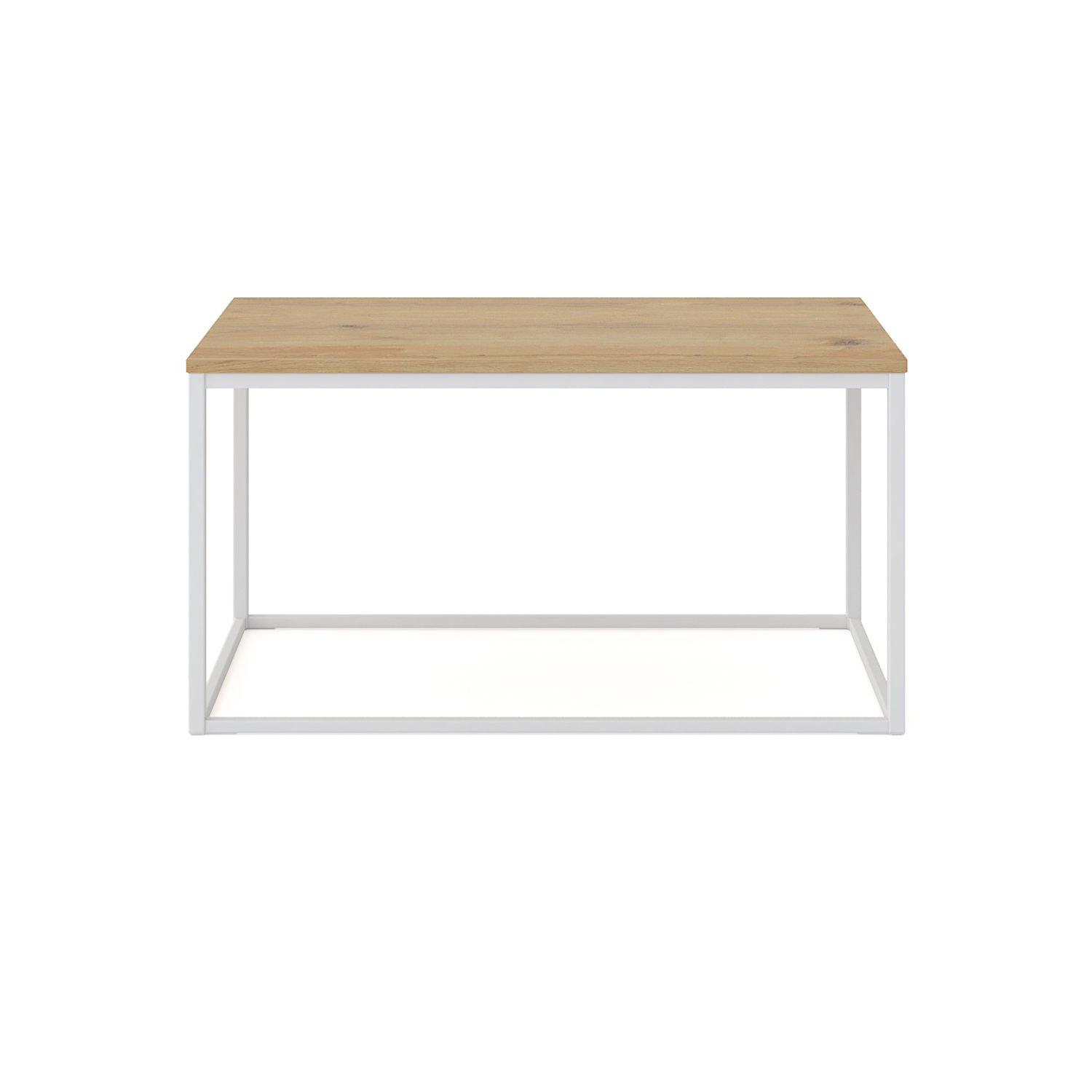 Grace 90 Orta Sehpa Beyaz-Meşe