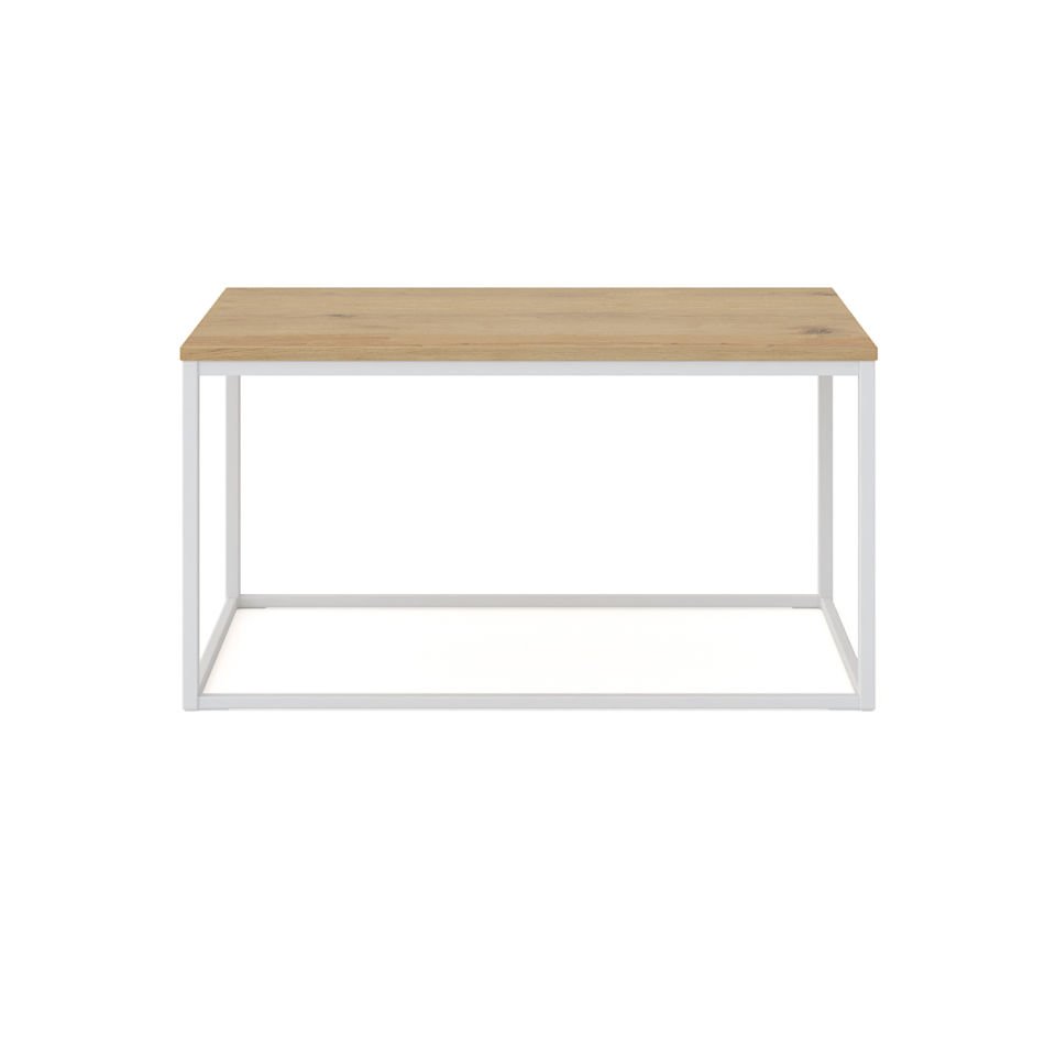 Grace 90 Orta Sehpa Beyaz-Meşe