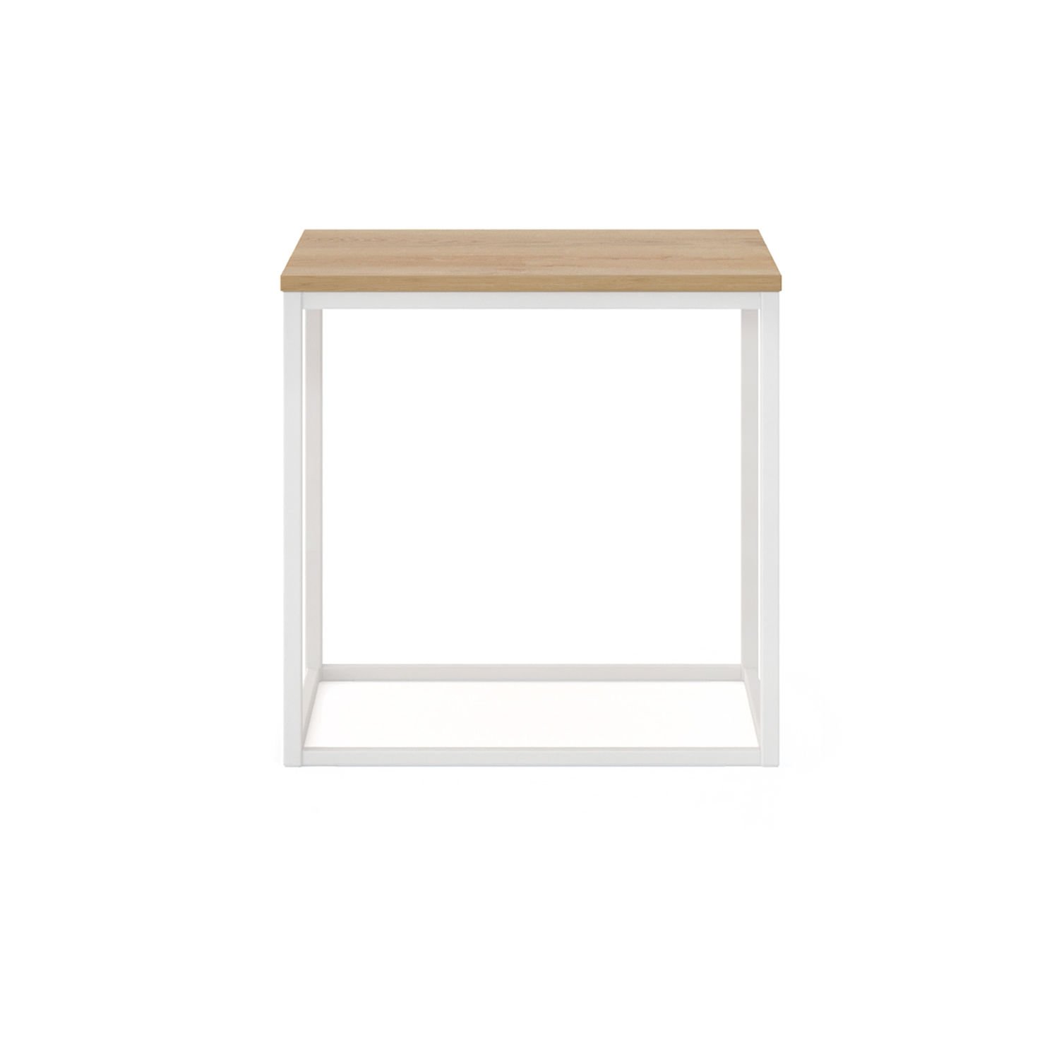 Grace 55 Yan Sehpa Beyaz-Meşe