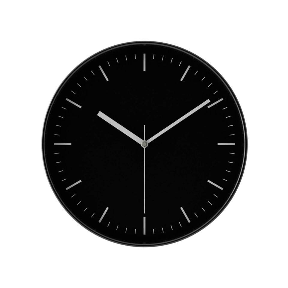 Minimalist Duvar Saati Siyah