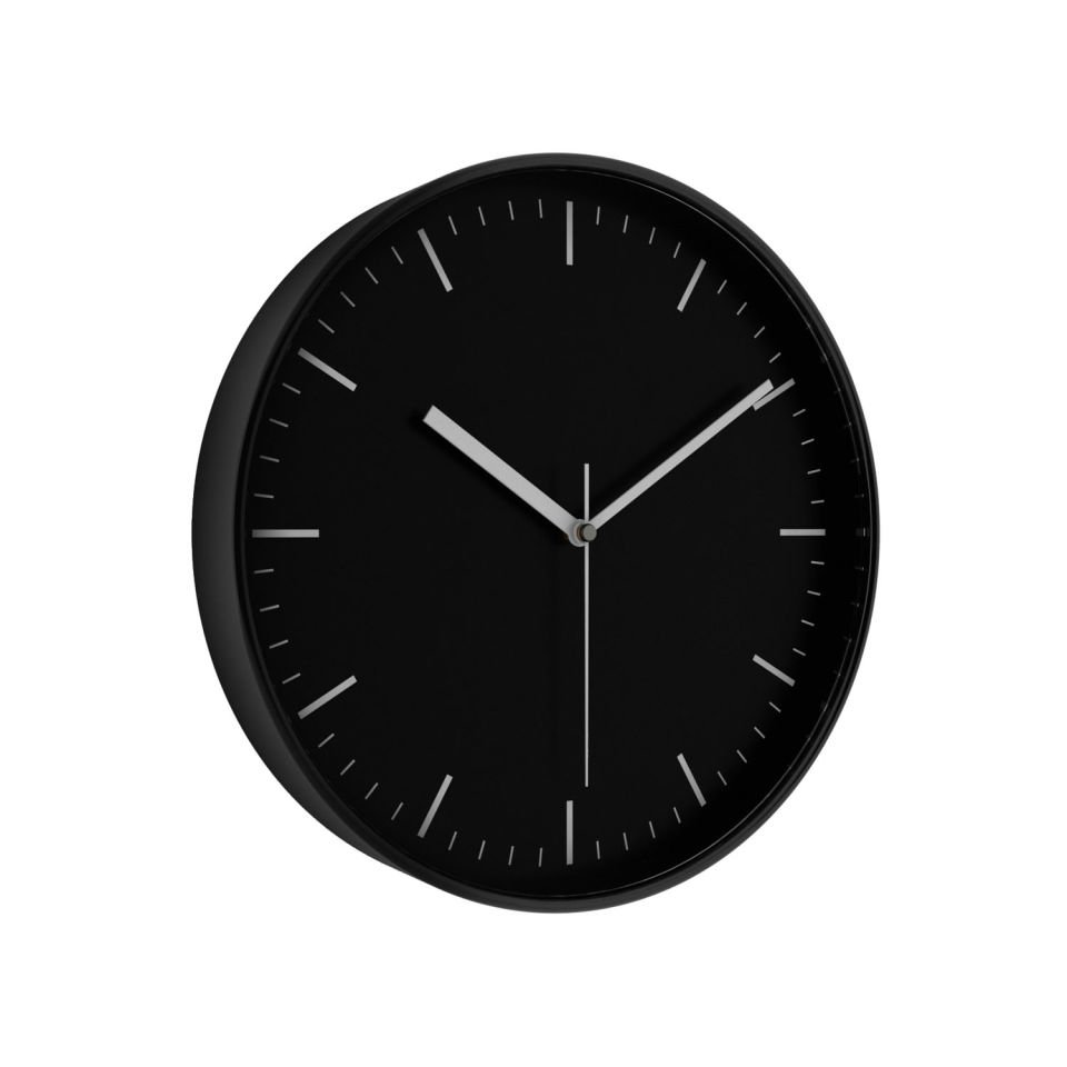 Minimalist Duvar Saati Siyah