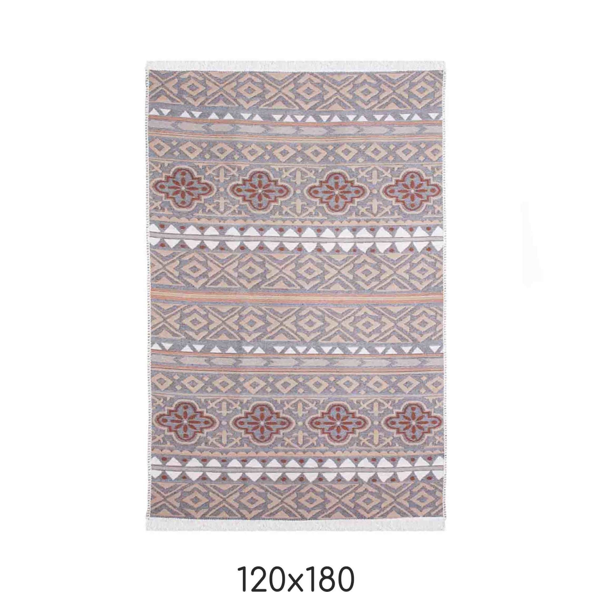 Çift Taraflı Geometrik Desenli Kilim