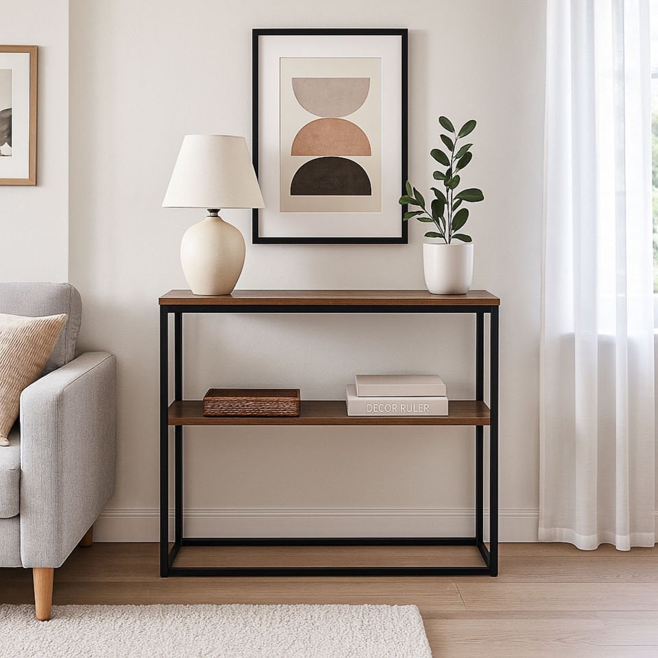 Grace 90 Dresuar Siyah-Ceviz