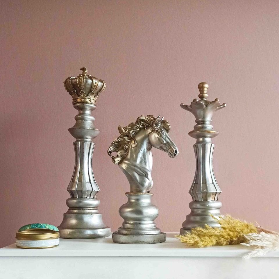 Vezir Şah At Satranç Taşları