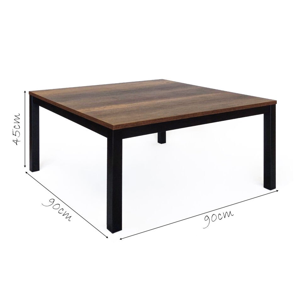 Hector's 90 Orta Sehpa Siyah-Ceviz