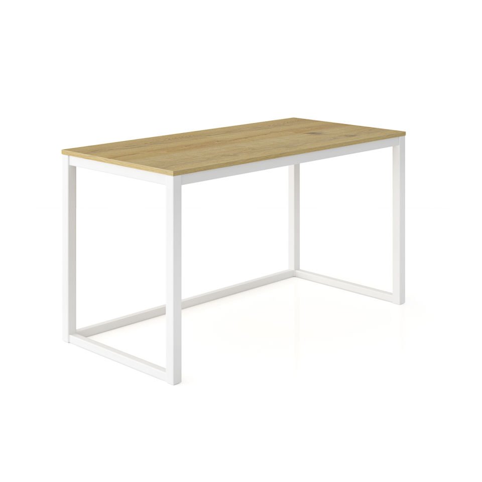 Hector 139 Çalışma Masası Beyaz-Meşe
