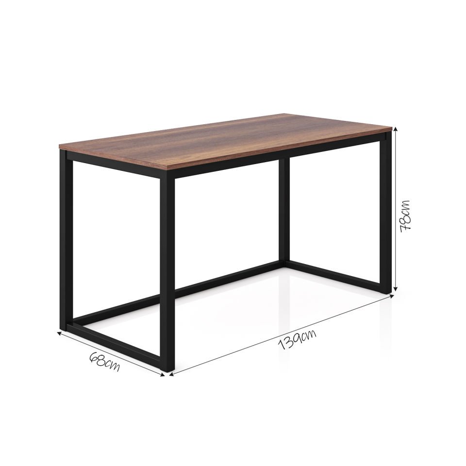 Hector 139 Çalışma Masası Siyah-Ceviz