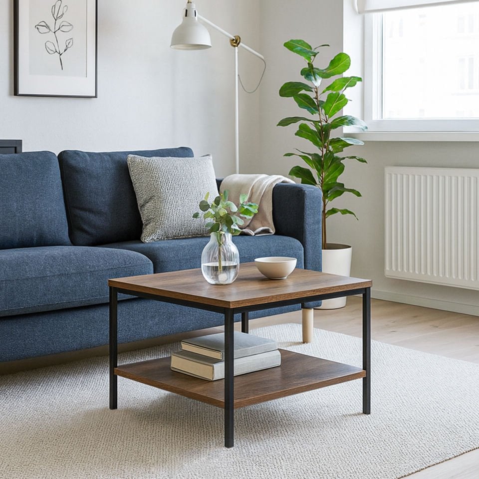 Connell's 68 Orta Sehpa Siyah-Ceviz