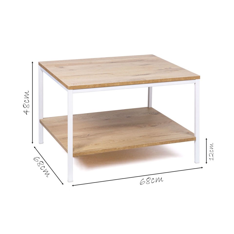 Connell's 68 Orta Sehpa Beyaz-Meşe