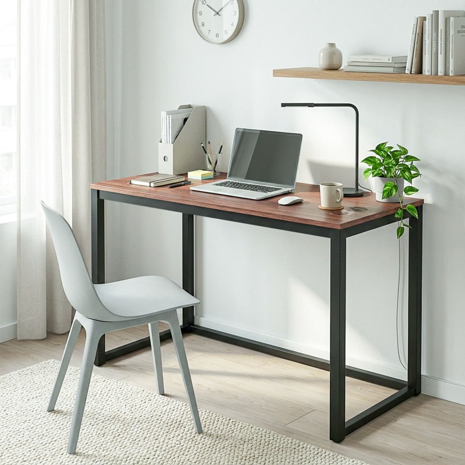 Hector 120 Çalışma Masası Siyah-Ceviz