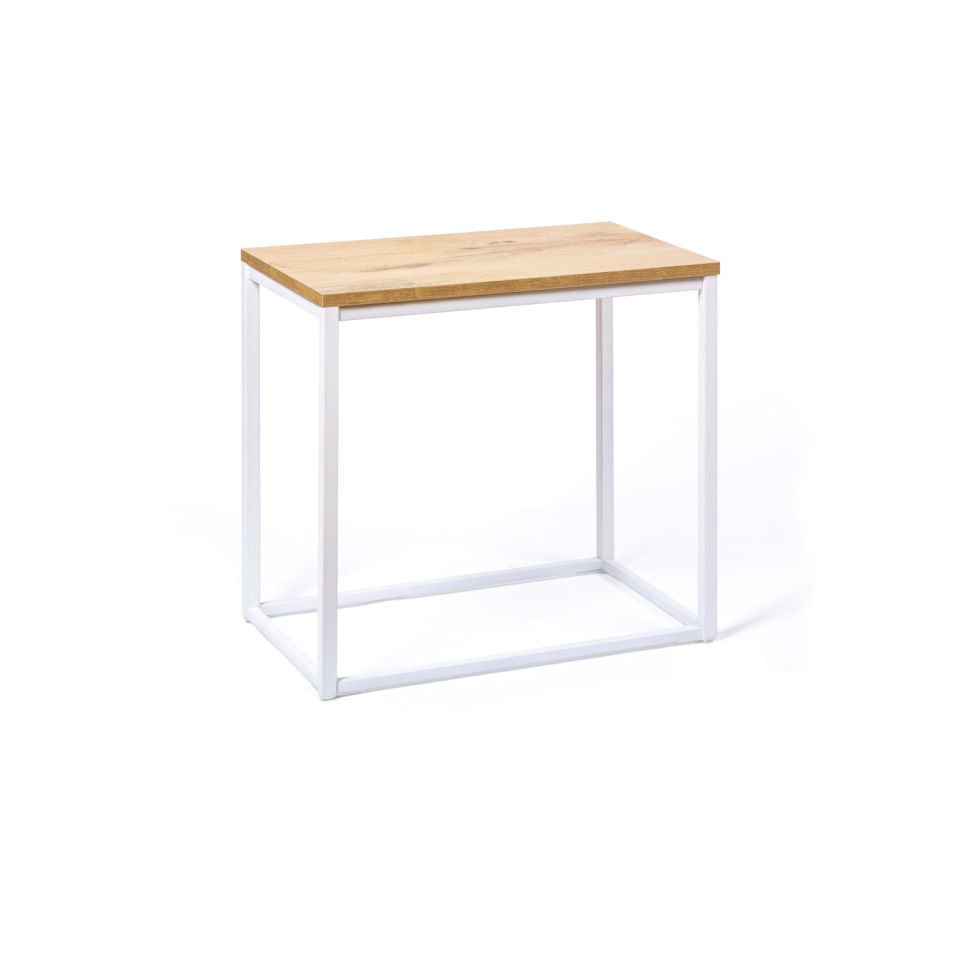 Grace 55 Komodin Beyaz-Meşe