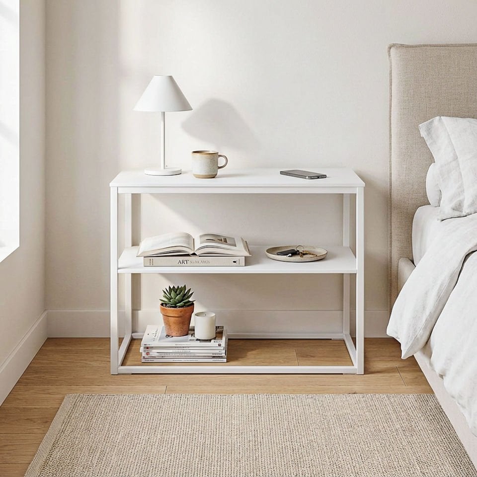 Stark 72 Komodin Beyaz