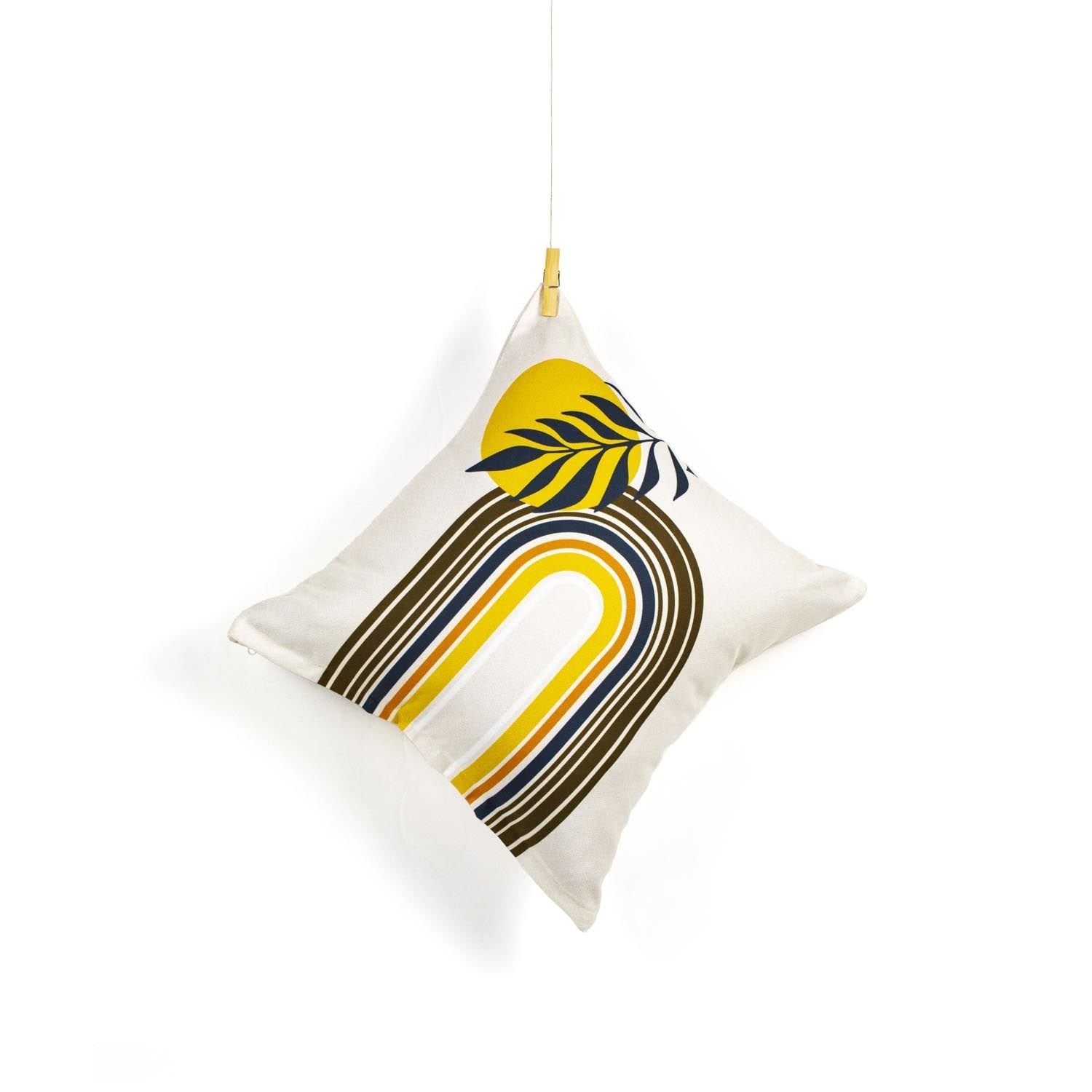 Gökkuşağı Desenli Kırlent Kılıfı