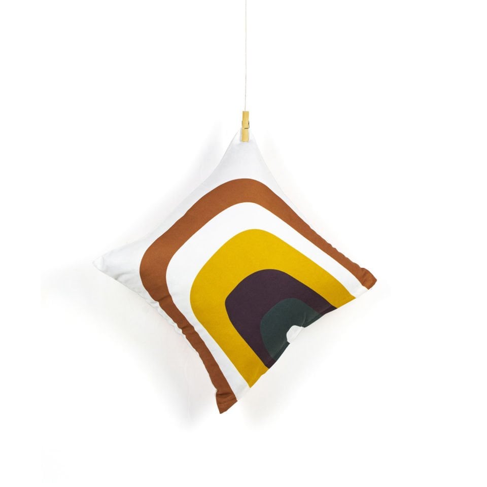 Çizgi Desenli Kırlent Kılıfı