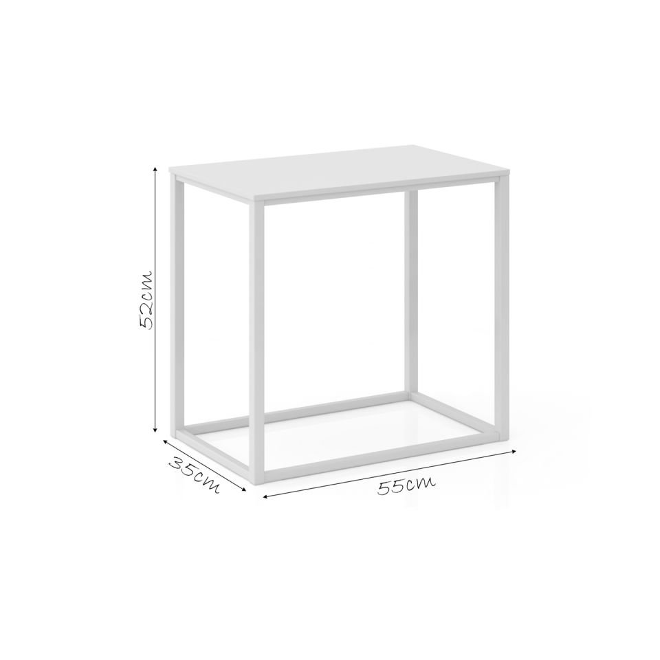 Stark 55 Komodin Beyaz