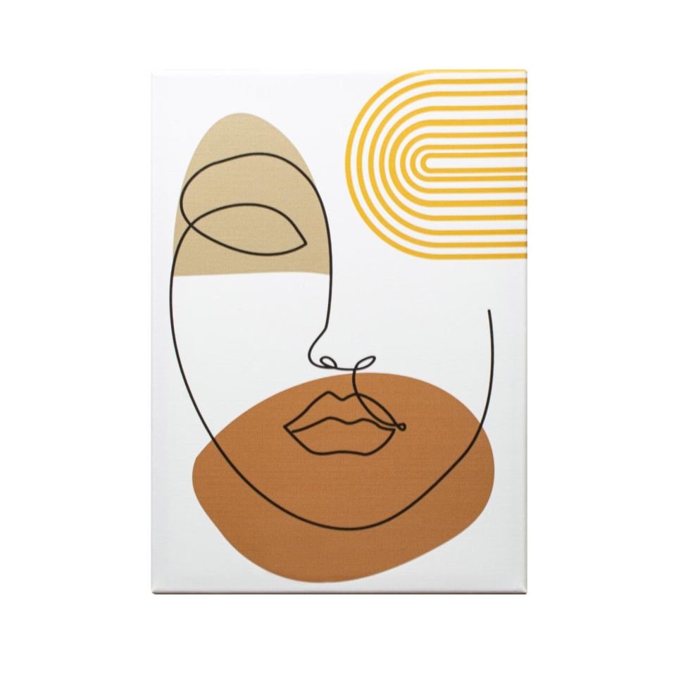 Kadın Silüeti Minimalist Tablo