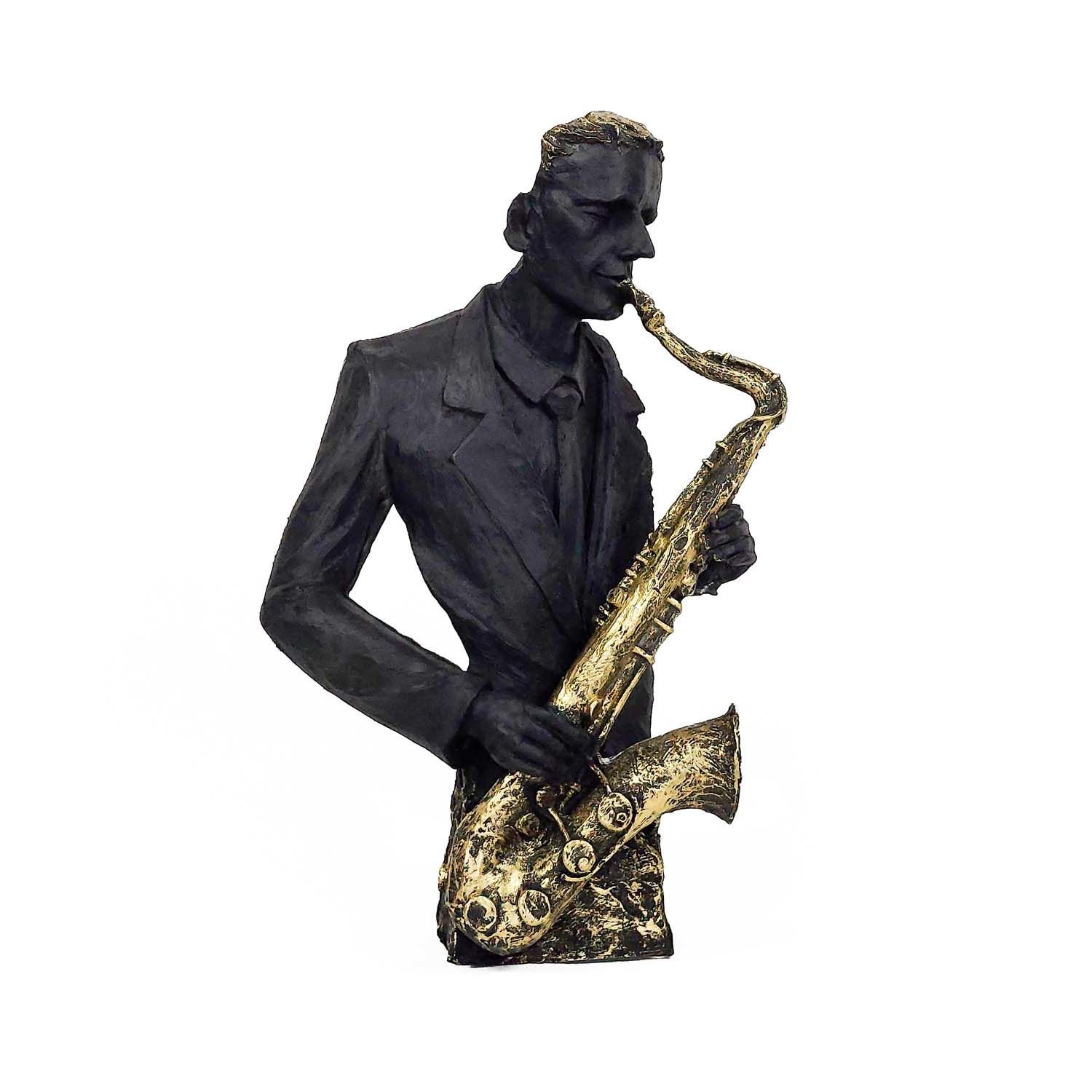 Saksafon Çalan Adam Dekoratif Biblo
