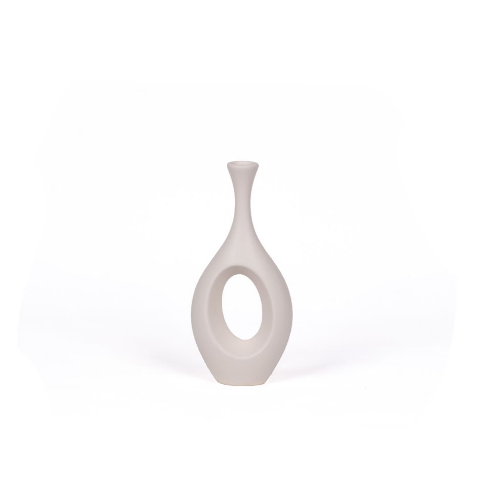 Bohem Hitit 2'li Vazo Seti Beyaz