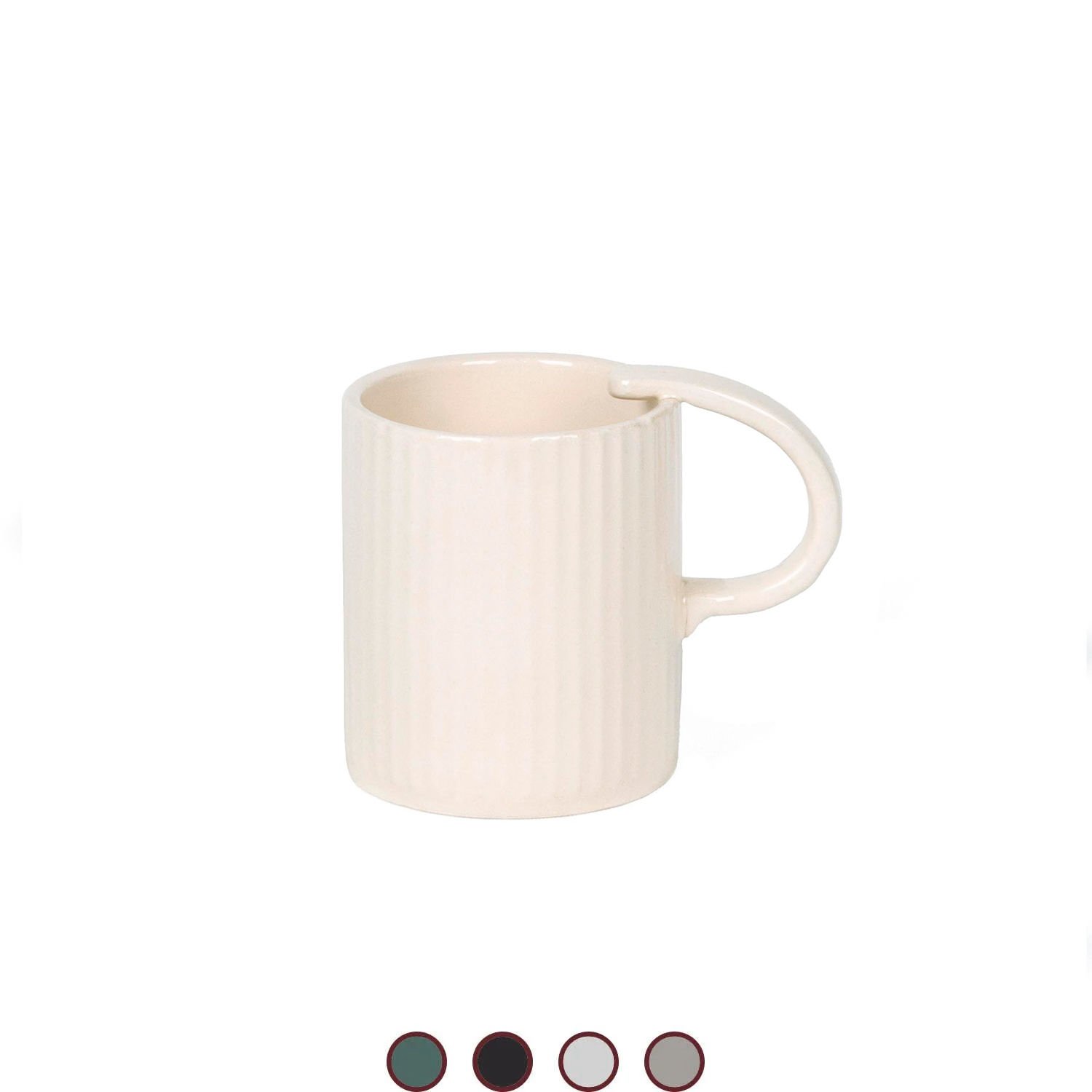 Seramik Pure Kupa Kahverengi