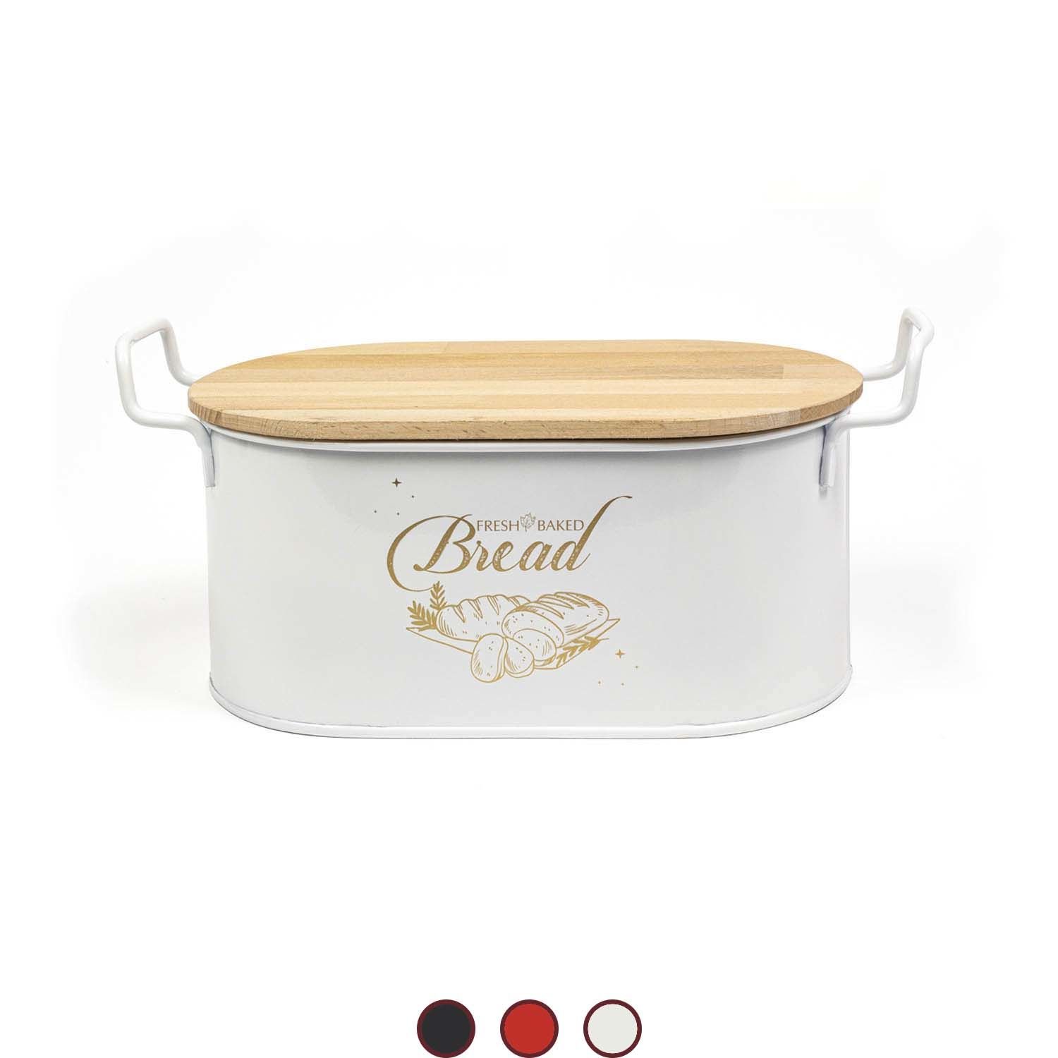 Kesme Tahtalı Baskılı Ekmeklik Beyaz