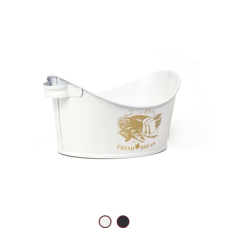 Baskılı Metal Kayık Ekmeklik