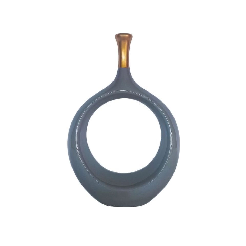 Seramik Hitit Vazo Gri