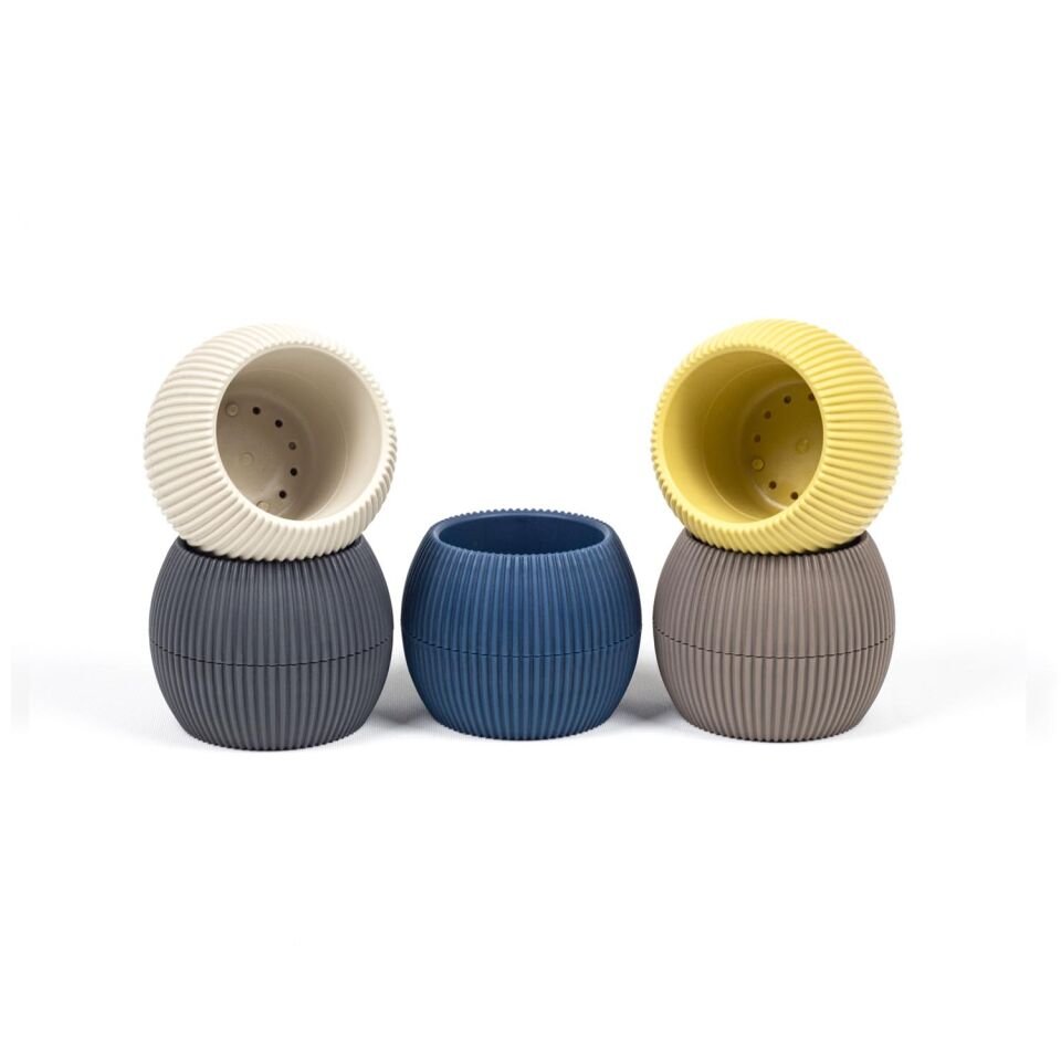 Rengarenk Daire Saksı Seti