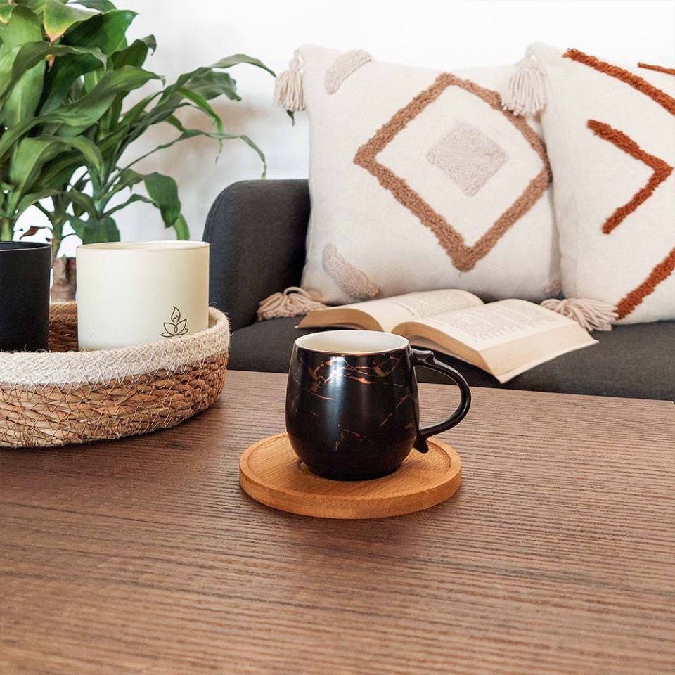 Ms Morry 6'lı Fincan Takımı Siyah