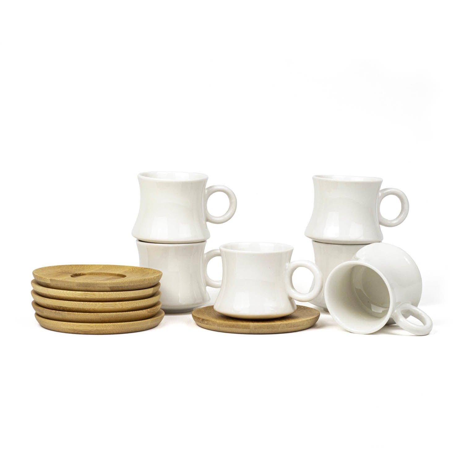 Bambum Largi 6'lı Fincan Takımı Beyaz