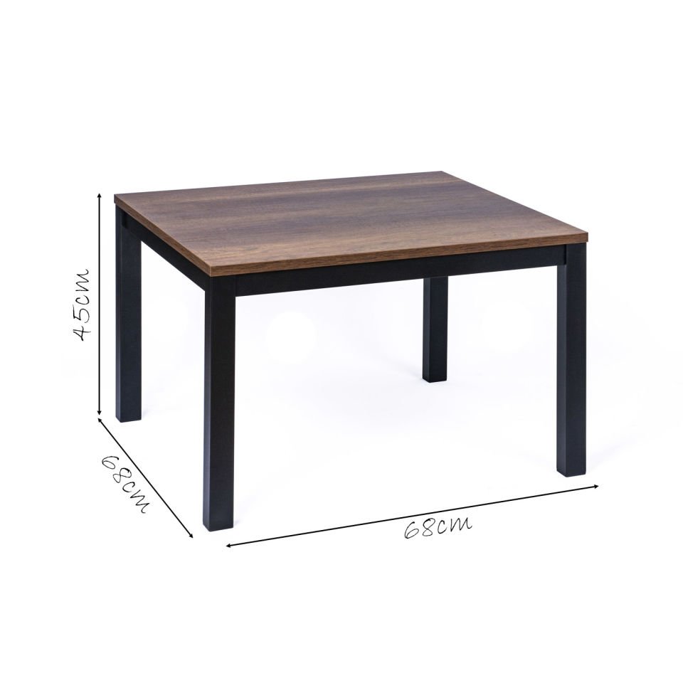 Hector's 68 Orta Sehpa Siyah-Ceviz