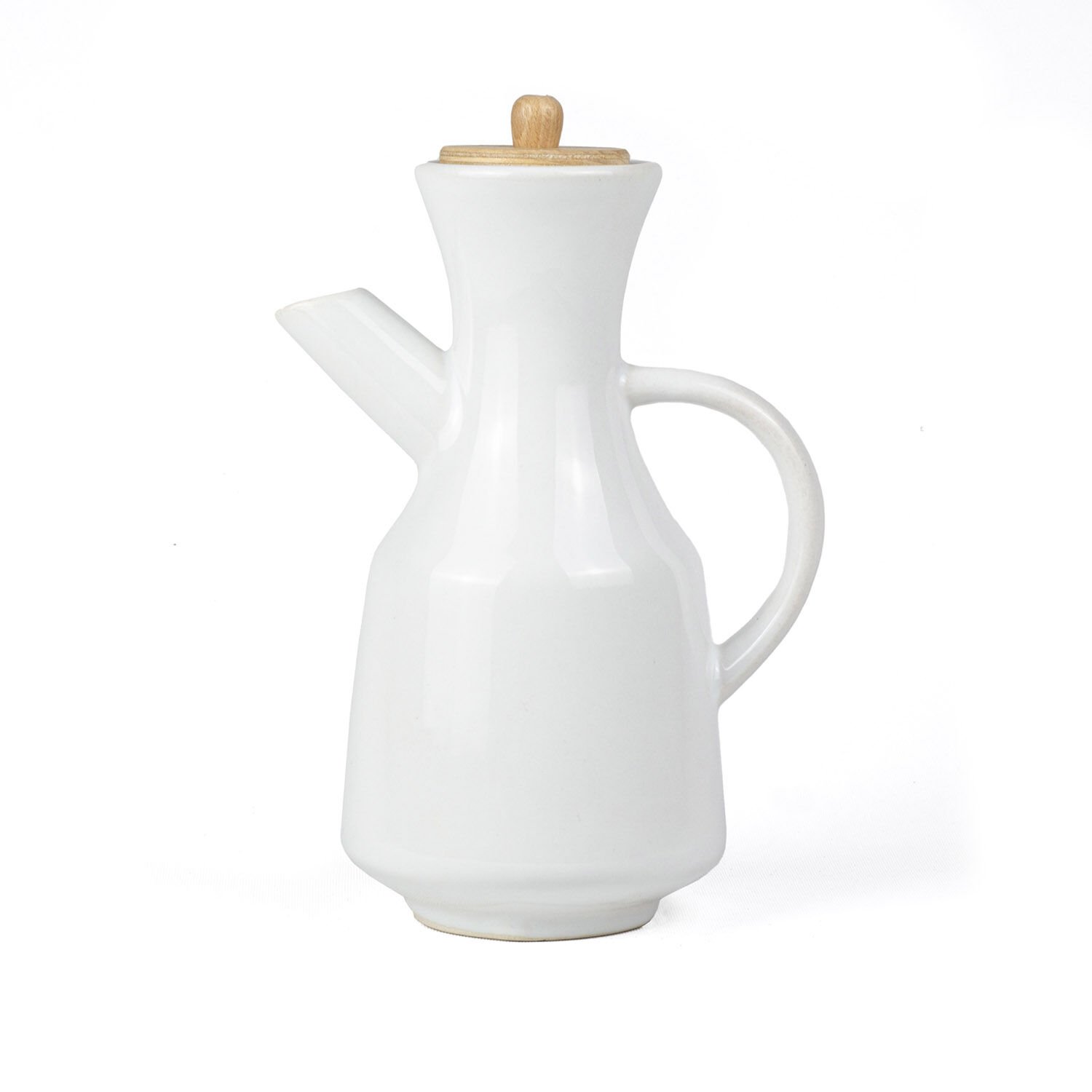 Seramik Bambu Kapaklı Yağdanlık