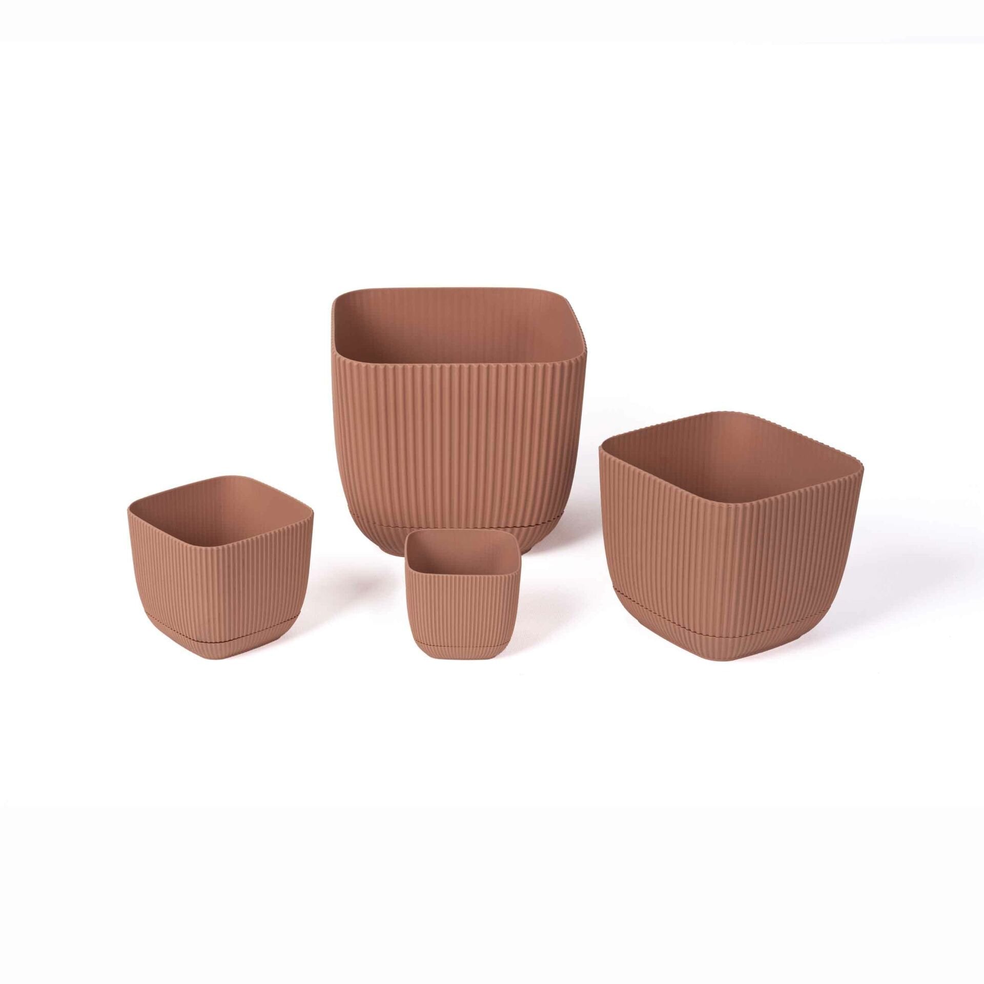 4'lü Mercan Saksı Seti Turuncu