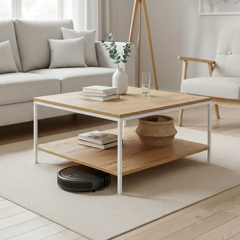 Connell's 90 Orta Sehpa Beyaz-Meşe