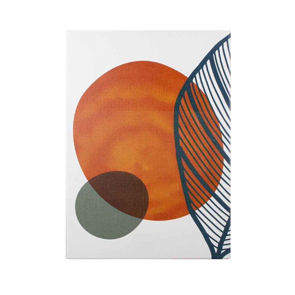 Yaprak Desenli Tasarım Tablo 50CMX70CM