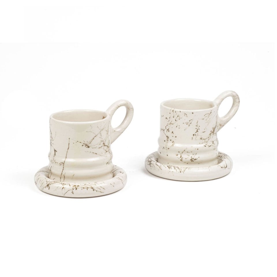 2'li Berser Kupa Seti Beyaz