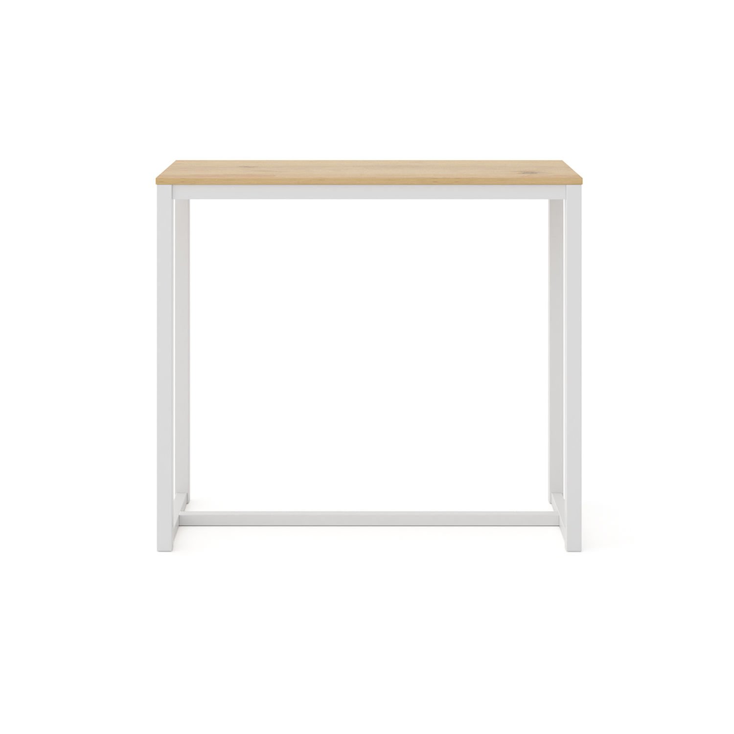 Hector 113 Bar Masası Beyaz-Meşe